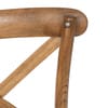 Wooden Cross Back Chair - Image 8