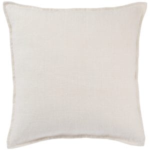 Blanche Solid Ivory (22" Square)