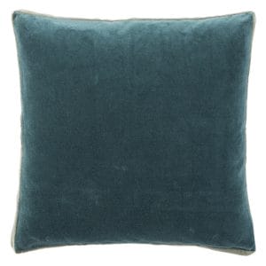 Bryn Solid Teal/ Gray (18" Square)