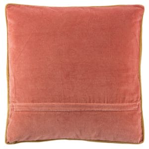 Bryn Solid Pink/ Gold (18" Square)