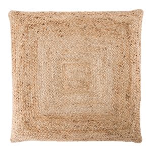 Natia Solid Tan Floor Cushion (28" Square)