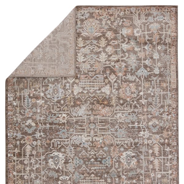 Vibe by  Mariette Oriental Brown/ Light Gray Area Rug (8'X10')