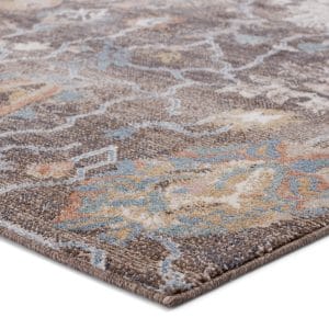 Vibe by  Feyre Oriental Brown/ Blue Area Rug (8'X10')