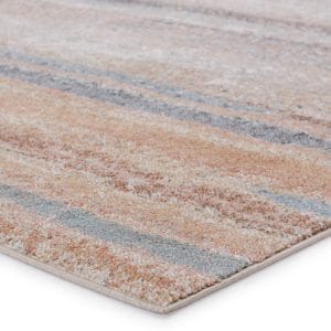 Vibe by  Devlin Abstract Blush/ Blue Area Rug (8'X10')