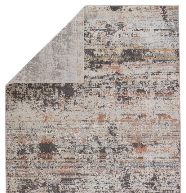 Vibe by  Nella Abstract Gray/ Tan Area Rug (8'X10')