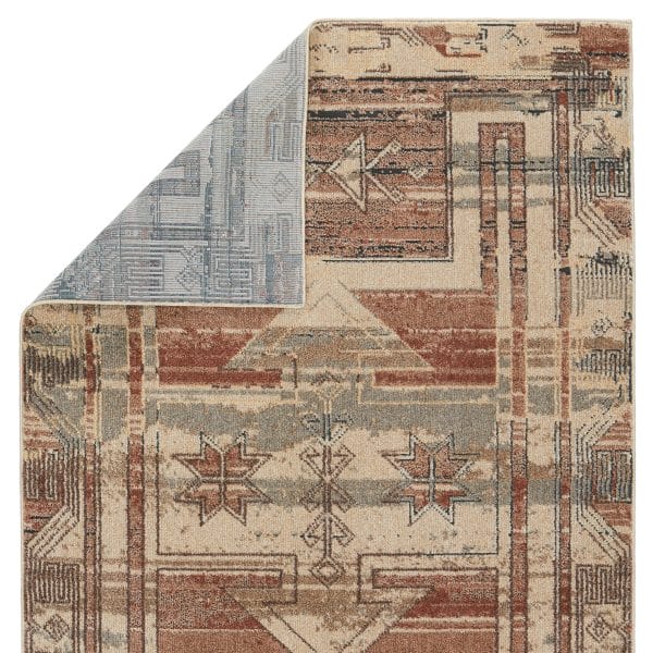 Vibe by  Ankita Tribal Red/ Beige Area Rug (7'8"X10')