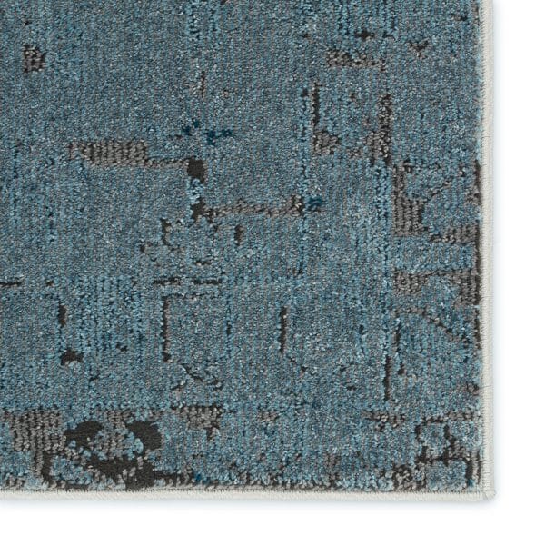 Vibe by  Esposito Medallion Blue/ Gray Area Rug (7'8"X10')