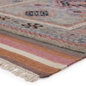 Clovelly Hand-Knotted Medallion Taupe/ Multicolor Area Rug (10'X14')