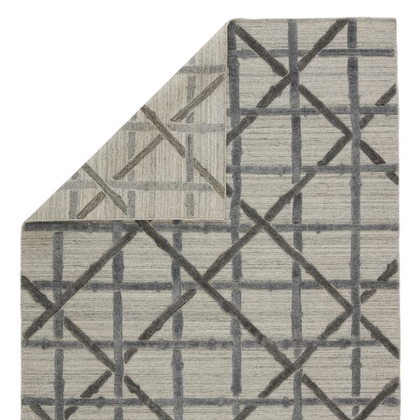 Barclay Butera by  Mandeville Handmade Trellis Gray Area Rug (5'X8')