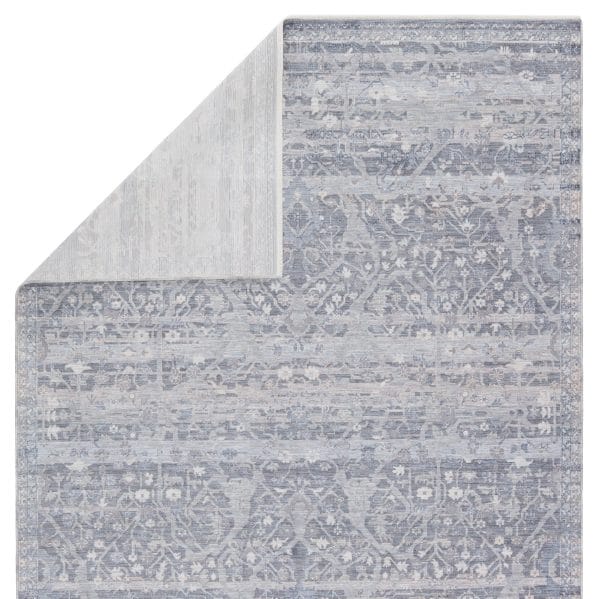 Evolet Oriental Gray/ Blue Area Rug (5'X8')