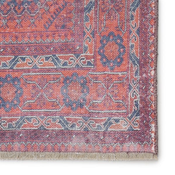 Shelta Oriental Blue/ Red Area Rug (8'10"X11'9")