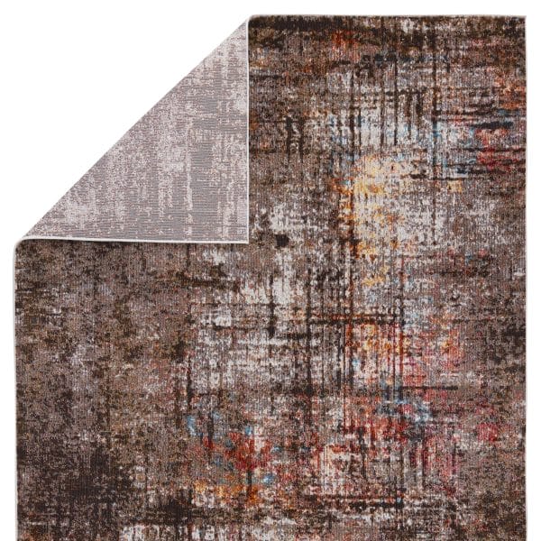 Vibe by  Donati Abstract Brown/ Tan Runner Rug (3'X8')