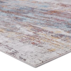 Vibe by  Janus Abstract Multicolor/ White Runner Rug (3'X8')
