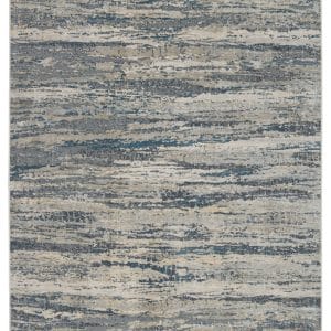 Anomia Abstract Blue/ Taupe Area Rug (5'3"X7'6")