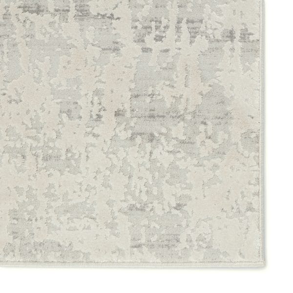 Arvo Abstract Silver/ Ivory Area Rug (11'10"X14')