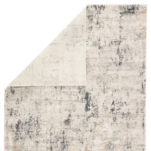 Cassia Abstract Gray/ Gold Runner Rug (2'6"X8')