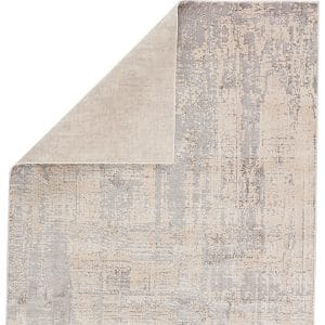 Calibra Abstract Gray/ Silver Runner Rug (2'2"X8')