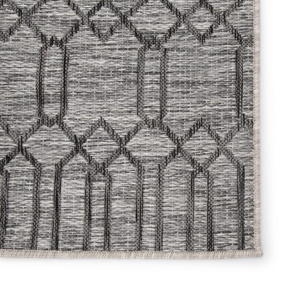 Nikki Chu by  Calcutta Indoor/ Outdoor Geometric Gray Area Rug (2'X3'7")