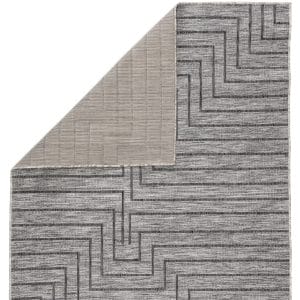 Nikki Chu by  Xantho Indoor/ Outdoor Geometric Gray Area Rug (2'X3'7")
