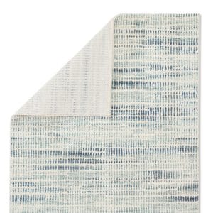 Escape Abstract Blue/ White Area Rug (2'X3')