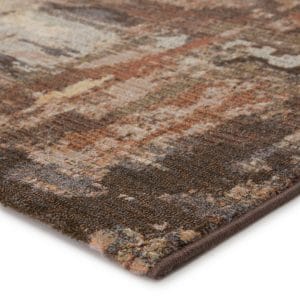 Buxton Abstract Brown/ Beige Area Rug (2'X3')