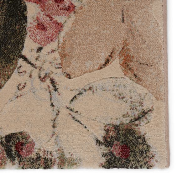 Beatrix Floral Blush/ Cream Area Rug (9'2"X12'6")