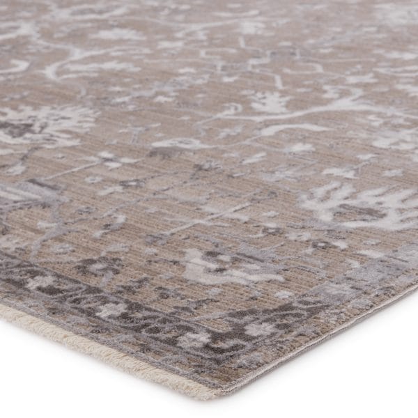 Vibe by  Fionn Oriental Gray/ Taupe Runner Rug (3'X8')