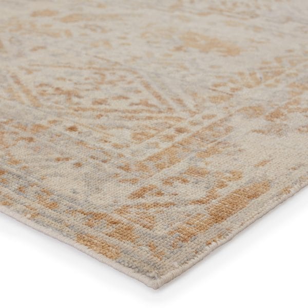 Designer Edit Maiden Hand-Knotted Floral Gold/ Tan Area Rug (6'X9')