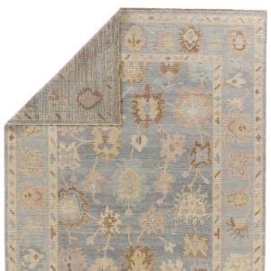 Vetta Hand-Knotted Floral Light Gray/ Cream Area Rug (10'X14')