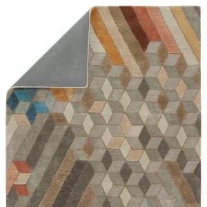 Cairns Handmade Geometric Multicolor/ Gray Area Rug (5'X8')