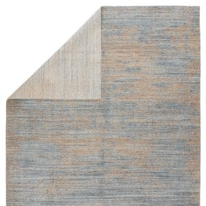Ferelith Handmade Abstract Blue/ Light Tan Area Rug (8'X11')