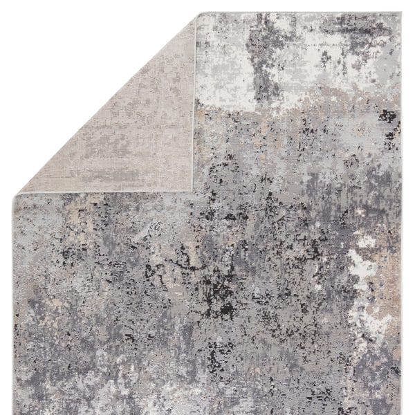 Vibe by  Perrin Abstract Gray/ Tan Area Rug (5'X8')