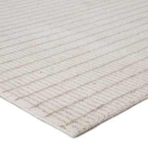 Stratton Hand-Knotted Trellis Cream/ Taupe Area Rug (10'X14')