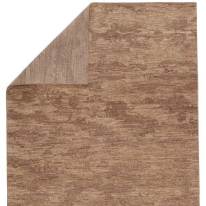 Kevin O'Brien by  Kyoto Skies Hand-Knotted Abstract Tan/ Brown Area Rug (6'X9')