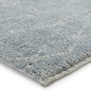 Ristra Hand-Knotted Trellis Light Blue/ Ivory Area Rug (10'X14')