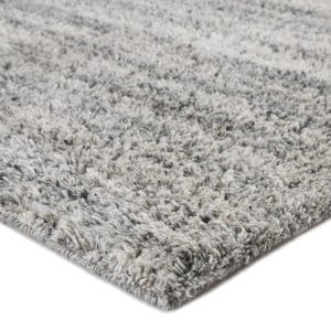 Bengal Hand-Knotted Solid Blue/ Ivory Area Rug (5'X8')