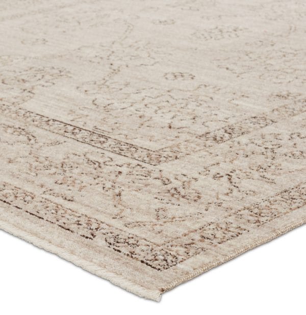 Vibe by  Camille Floral Gray/ Brown Area Rug (4'X5'2")