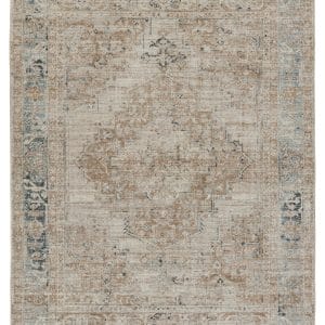 Vibe by  Emory Medallion Taupe/ Tan Area Rug (4'X5'2")