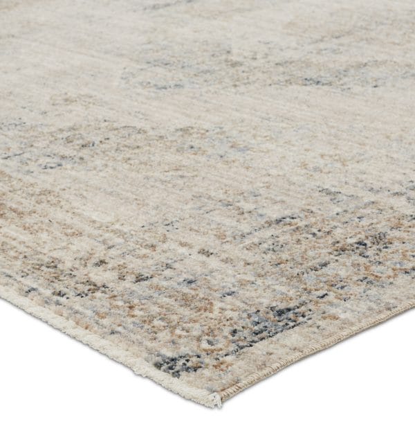 Vibe by  Emory Medallion Taupe/ Blue Area Rug (4'X5'2")