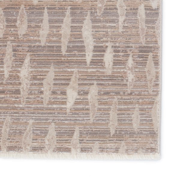Kevin O'Brien by  Migration Tribal Gray/ Tan Runner Rug (2'6"X8')