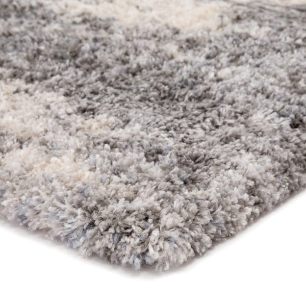 Elodie Abstract Gray/ Ivory Runner Rug (2'6"X8')