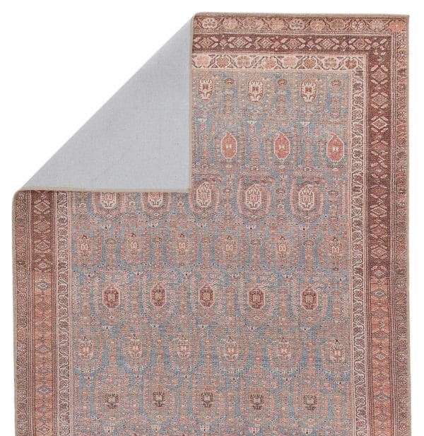 Vibe by  Tielo Oriental Blue/ Brown Area Rug (5'X7'6")