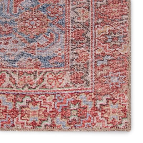 Vibe by  Kybele Oriental Blue/ Red Area Rug (9'X12')