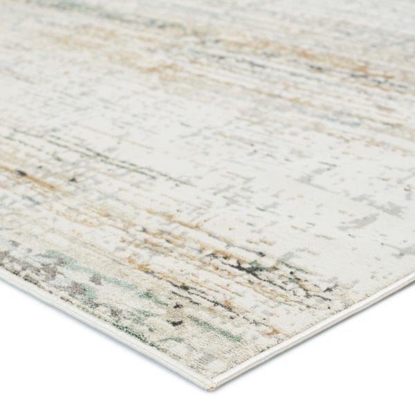 Vibe by  Mathis Abstract Ivory/ Gold Area Rug (5'3"X8')