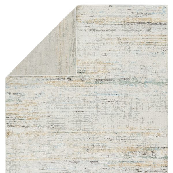 Vibe by  Mathis Abstract Ivory/ Gold Area Rug (5'3"X8')
