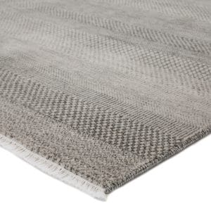 Irminio Hand-Knotted Geomteric Gray Area Rug (6'X9')