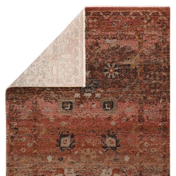 Vibe by  Caruso Oriental Pink/ Rust Area Rug (5'X7'6")