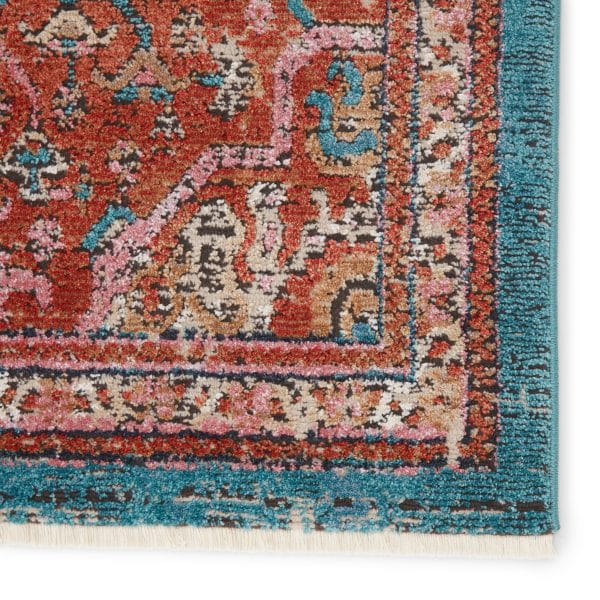 Vibe by  Marielle Medallion Rust/ Teal Area Rug (7'10"X11'1")