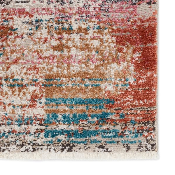 Vibe by  Starla Abstract Multicolor/ Cream Runner Rug (2'6"X8')