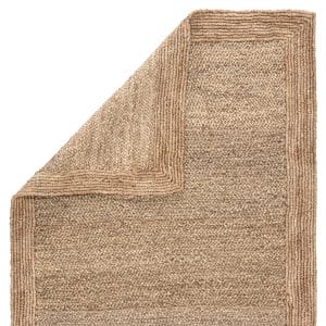 Aboo Natural Solid Beige Area Rug (2'X3')